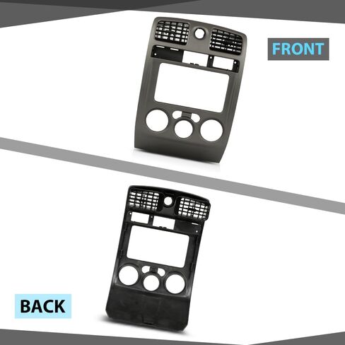 ANDPLAY Radio Dash Bezel Trim Panel Compatible with Chevy Colorado GMC Canyon 2004 2005 2006 2007 2008 2009 2010 2011 2012 Gray in Saudi Arabia