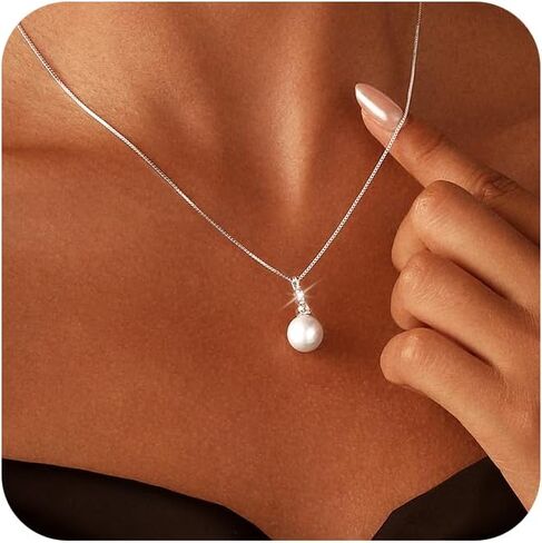 Classic Pearl Necklace Adjustable Gold Pearl Necklace for Women Dainty Collar De Perlas Para Mujer Jewelry Gifts for Her in Saudi Arabia