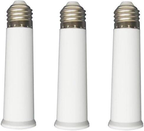 E26 Socket Extender, E26 to E26 Standard Medium Base, 3.7 inch Extension Socket Adapter, Light Bulb Socket Extension, Lamp Holder Adapter（3 Pack） in Saudi Arabia