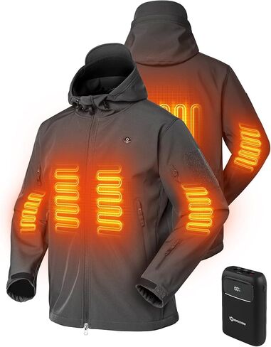 سترة مسخنة للرجال مع ترس القارة القطبية الجنوبية مع بطارية 12V 15000mAh in Kuwait