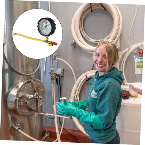 Pressure Gauge for Air Conditioning Accurate Refrigeration Tester for Vehicle and Home Use Display Durable Design for Pressure Testing in Saudi Arabia