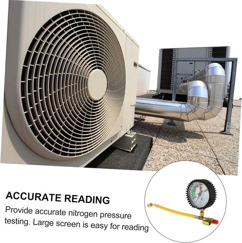 Pressure Gauge for Air Conditioning Accurate Refrigeration Tester for Vehicle and Home Use Display Durable Design for Pressure Testing in Saudi Arabia