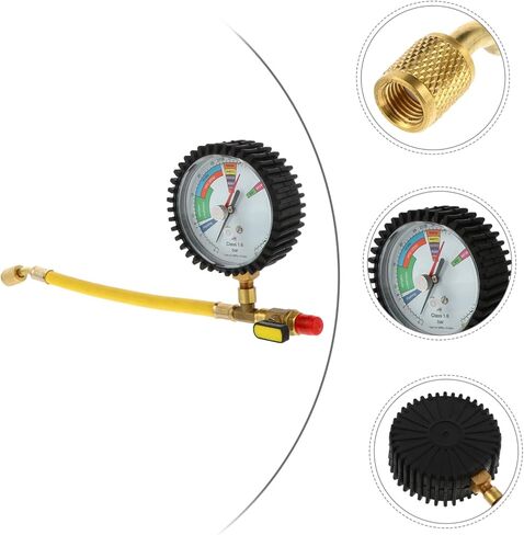 Pressure Gauge for Air Conditioning Accurate Refrigeration Tester for Vehicle and Home Use Display Durable Design for Pressure Testing in Saudi Arabia