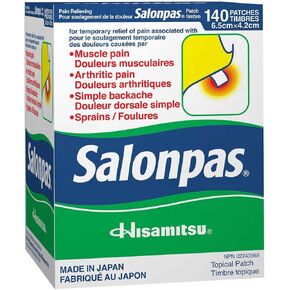 Salonpas Pain Relieving Patch, 140 Patches in Kuwait