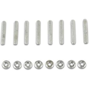 G-PLUS Auto SBC Valve Cover Stud Bolts Kit Compatible with 265, 283, 302, 305, 327, 350 and 400 SB Chevy Engines 1955-1986 for Installation of Valve Covers to Cylinder Heads Stainless Steel 8 PCS in Saudi Arabia