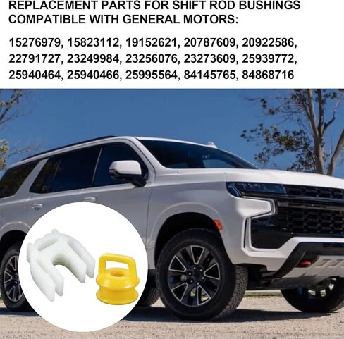 3 Pcs Shifter Cable Bushing, Shifter Bushing, Shift Linkage Bushing, Shift Cable Bushing Repair Kit for Chevy for Silverado 1500 2500 3500 4.3L 5.3L 6.0L 6.2L 6.6L in Saudi Arabia