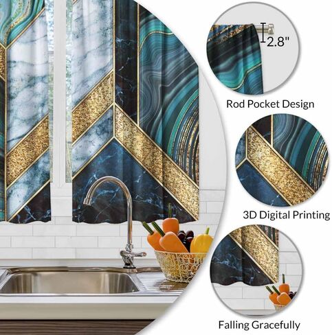 Buffalo Plaid Kitchen Curtains Black Grey Gingham Checked Pattern Short Tier Curtains for Bathroom Cafe Small Window Drapes Treatment 2 Panels (27.5x39 Inch) in Saudi Arabia
