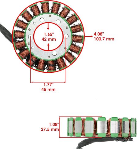 Caltric Stator Compatible With Kawasaki Zx636B Ninja Zx-6R 2003 2004 in Saudi Arabia
