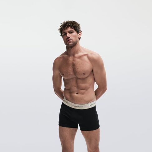 Calvin Klein Men's Pima Cotton 3-Pack Trunk in Saudi Arabia