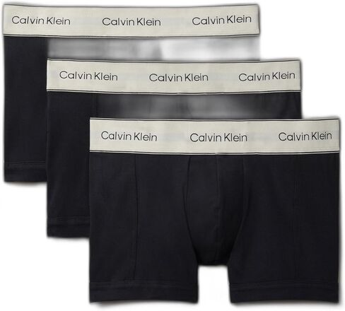Calvin Klein Men's Pima Cotton 3-Pack Trunk in Saudi Arabia