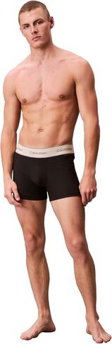 Calvin Klein Men's Pima Cotton 3-Pack Trunk in Saudi Arabia