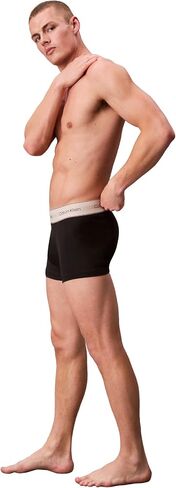 Calvin Klein Men's Pima Cotton 3-Pack Trunk in Saudi Arabia