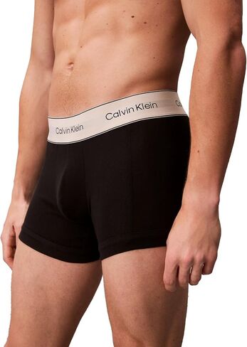 Calvin Klein Men's Pima Cotton 3-Pack Trunk in Saudi Arabia