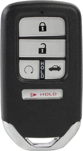 2 Pack 5 buttons Remote Control Car Key Fob 2014-2017 Fit for Honda Civic 1.5L,2014-2015 Fit for Honda Civic 1.8L KR5V2X,72147TBAA11,72147TBAA12 in Saudi Arabia