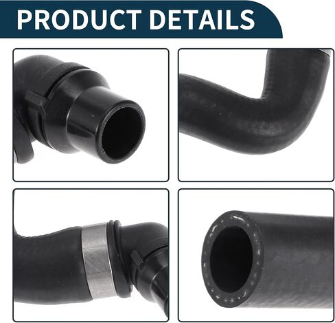 Radiator Coolant Hose for Mercedes-Benz S550 2007-2011 CL550 2007-2010 Good Sealing No.A2218302096 Engine Water Cooling Pipe Cooling Pipe Black 1 Pc in Saudi Arabia