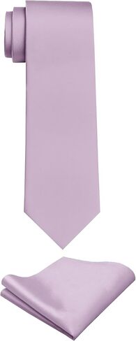 trilece Ties for Men - Mens Solid Color Formal Necktie and Pocket Square Sets in Saudi Arabia