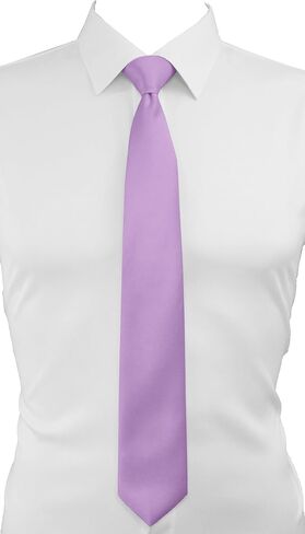 trilece Ties for Men - Mens Solid Color Formal Necktie and Pocket Square Sets in Saudi Arabia