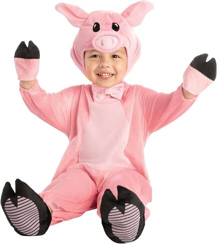 Spooktacular Creations Halloween Baby Pig Costume, Pink Pig Costume Toddler for Kids Infant Halloween Animal Dress Up Party in Saudi Arabia