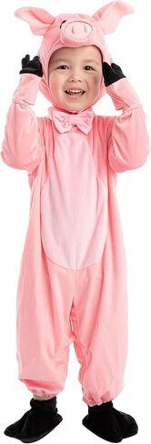 Spooktacular Creations Halloween Baby Pig Costume, Pink Pig Costume Toddler for Kids Infant Halloween Animal Dress Up Party in Saudi Arabia