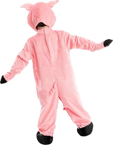 Spooktacular Creations Halloween Baby Pig Costume, Pink Pig Costume Toddler for Kids Infant Halloween Animal Dress Up Party in Saudi Arabia