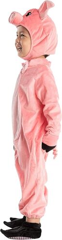 Spooktacular Creations Halloween Baby Pig Costume, Pink Pig Costume Toddler for Kids Infant Halloween Animal Dress Up Party in Saudi Arabia