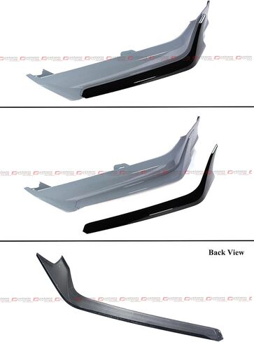 ACR Style JDM Painted Two-Toned Gloss Black Sonic Grey Pearl Front Bumper Lip Splitter Kit Compatible for 2021 2022 Honda Accord EX LX Touring Sport in Saudi Arabia