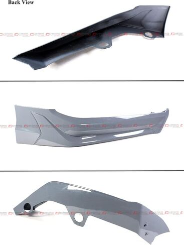 ACR Style JDM Painted Two-Toned Gloss Black Sonic Grey Pearl Front Bumper Lip Splitter Kit Compatible for 2021 2022 Honda Accord EX LX Touring Sport in Saudi Arabia