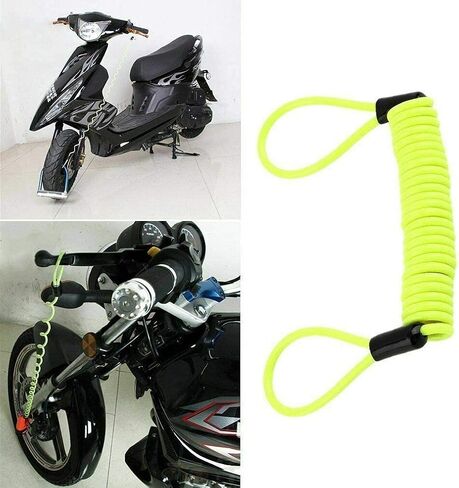 Motorcycle Anti-Theft Alarm disc Lock, 110 Decibel Alarm Alarm disc Brake Lock Brake Safety Anti-Theft disc Brake. in Saudi Arabia