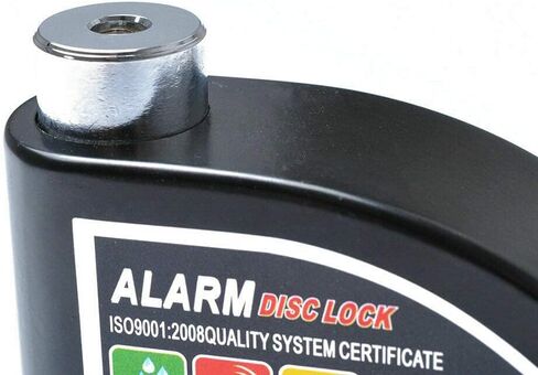 Motorcycle Anti-Theft Alarm disc Lock, 110 Decibel Alarm Alarm disc Brake Lock Brake Safety Anti-Theft disc Brake. in Saudi Arabia