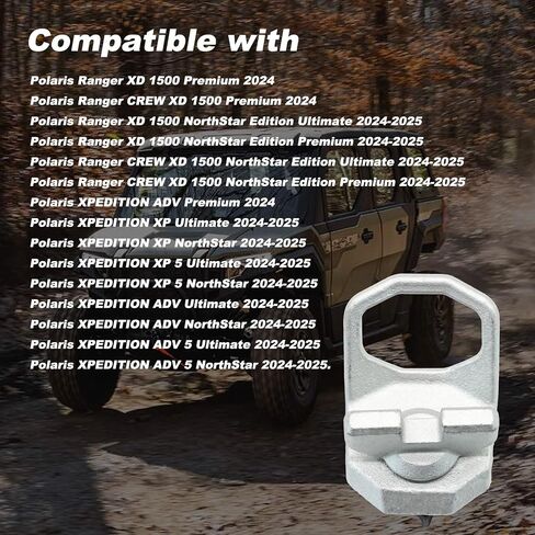 مجموعة من 2 قفل وركوب Max D حلقات D متوافقة مع Polaris Ranger Crew XD 1500 Ranger XD 1500 Xpedition Adv Xpedition Adv 5 Xpedition XP XPDITION XP 5 2024-2025 استبدال# 2889620 28908944 in Kuwait