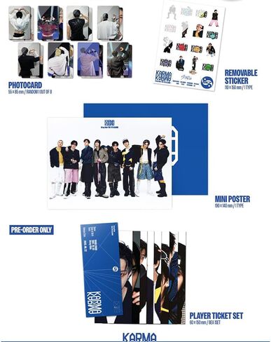 (STANDARD VER.) STRAY KIDS - [KARMA] 4th Studio album (CEREMONY) in Saudi Arabia