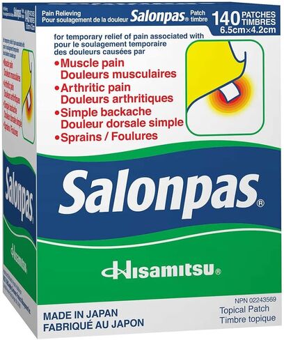Salonpas ألم تخفيف التصحيح ، 140 بقع in Saudi Arabia