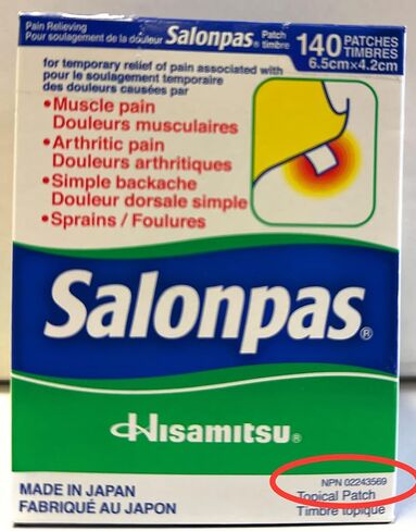 Salonpas ألم تخفيف التصحيح ، 140 بقع in Saudi Arabia