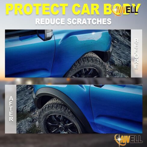 Fender Flares Compatible with Volkswagen Tiguan 2012-2017 Paintable Fine-Textured Black Front Left & Right 2Pcs in Saudi Arabia