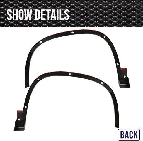 Fender Flares Compatible with Volkswagen Tiguan 2012-2017 Paintable Fine-Textured Black Front Left & Right 2Pcs in Saudi Arabia