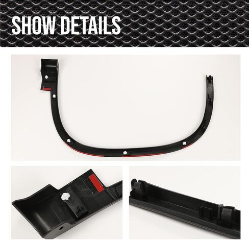 Fender Flares Compatible with Volkswagen Tiguan 2012-2017 Paintable Fine-Textured Black Front Left & Right 2Pcs in Saudi Arabia