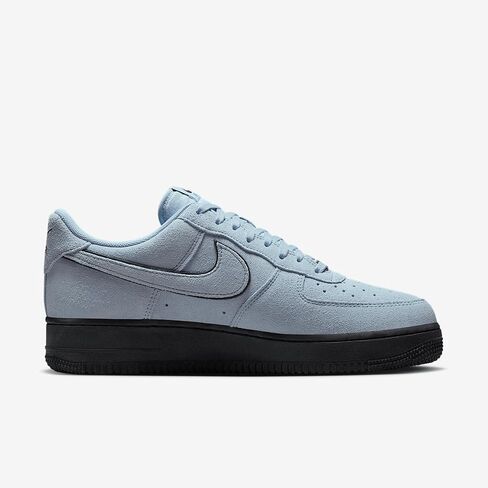 Nike Air Force 1 '07 LV8 Men's Shoes (HQ1966-400, Light Armory Blue/Black/Light Blue) in Saudi Arabia