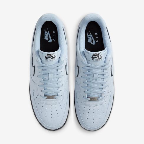 Nike Air Force 1 '07 LV8 Men's Shoes (HQ1966-400, Light Armory Blue/Black/Light Blue) in Saudi Arabia