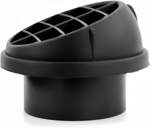 1Pack Plastic Air Vent Ducting Piece Duct Pipe Outlet,Rotatable Diesel Parking Heater For Car Truck VAN CamperParking Heater For Car Truck VAN Camper (Diameter:90mm(3.54")) in Saudi Arabia