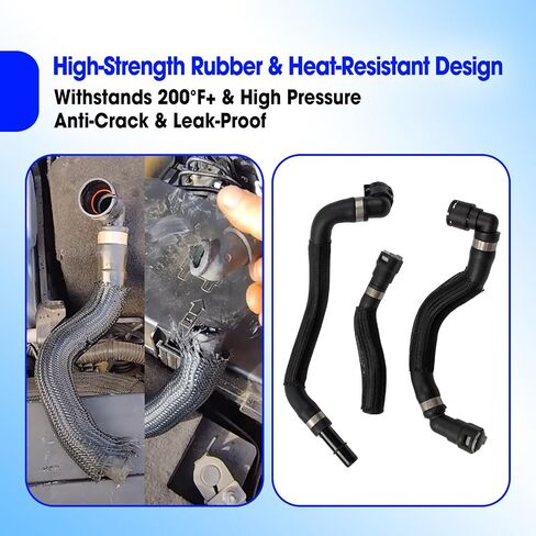 3 PCS HVAC HUTER HOSE KIT استبدل 68199254AB 68199254AA in Kuwait