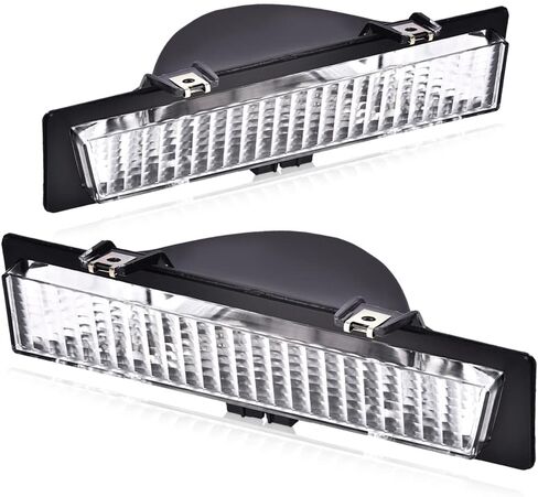 G-Plus إشارة الإشارة مصابيح وقوف السيارات متوافقة مع Chevy Monte Carlo SS 1983-1988 /FIT CHEVY MONTE CARLO 81-86 (NOT LS 86-88) CLEAR LENS DRIVER & PACKENG SIDE 919025 919026 261303TA0A 261353TA0A in Saudi Arabia