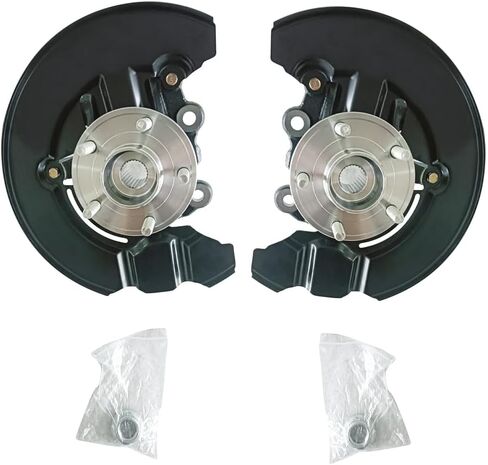 686-266 686-267 Pair Front Left Driver & Right Passenger Side Loaded Knuckle Steering Knuckle & Wheel Bearing Hub Assembly Compatible with Ford Transit Connect 2014 2015 2016 2017 2018 in Saudi Arabia