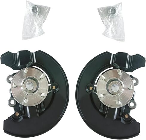 686-266 686-267 Pair Front Left Driver & Right Passenger Side Loaded Knuckle Steering Knuckle & Wheel Bearing Hub Assembly Compatible with Ford Transit Connect 2014 2015 2016 2017 2018 in Saudi Arabia