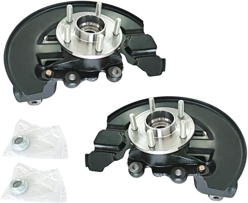686-266 686-267 Pair Front Left Driver & Right Passenger Side Loaded Knuckle Steering Knuckle & Wheel Bearing Hub Assembly Compatible with Ford Transit Connect 2014 2015 2016 2017 2018 in Saudi Arabia