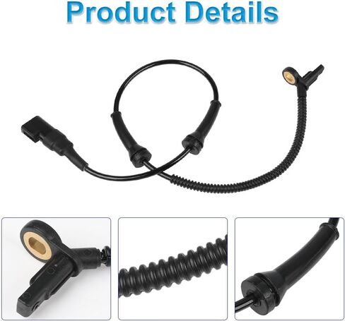2 Pcs Front ABS Wheel Speed Sensors Compatible with Ford Transit Connect 2.0L L4 2010 2011 2012 2013, Left & Right abs Sensors, Replacement for 2T1Z2C204B, ALS1866 in Saudi Arabia