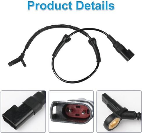 2 Pcs Front ABS Wheel Speed Sensors Compatible with Ford Transit Connect 2.0L L4 2010 2011 2012 2013, Left & Right abs Sensors, Replacement for 2T1Z2C204B, ALS1866 in Saudi Arabia