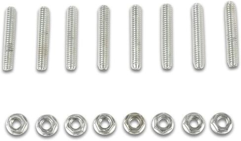 G-PLUS Auto SBC Valve Cover Stud Bolts Kit Compatible with 265, 283, 302, 305, 327, 350 and 400 SB Chevy Engines 1955-1986 for Installation of Valve Covers to Cylinder Heads Stainless Steel 8 PCS in Saudi Arabia