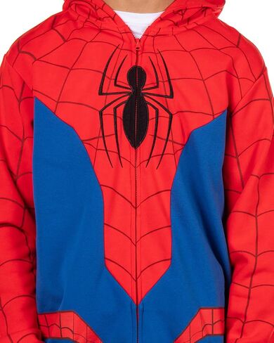 Marvel Spider-Man Hoodie Men's Cosplay Costume Zip Up Hooded Sweatshirt in Saudi Arabia