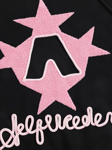 Aelfric Eden Y2K Hoodie Women Graphic Hightize Hoodies Star Exmbroided Hoodied Sweatshirt displover عرضية عتيقة عتيقة in Kuwait