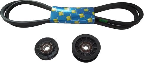 New Idler Pulley Kit W/Transmission Drive Belt For John Deere LA140 LA145 LA150 in Saudi Arabia